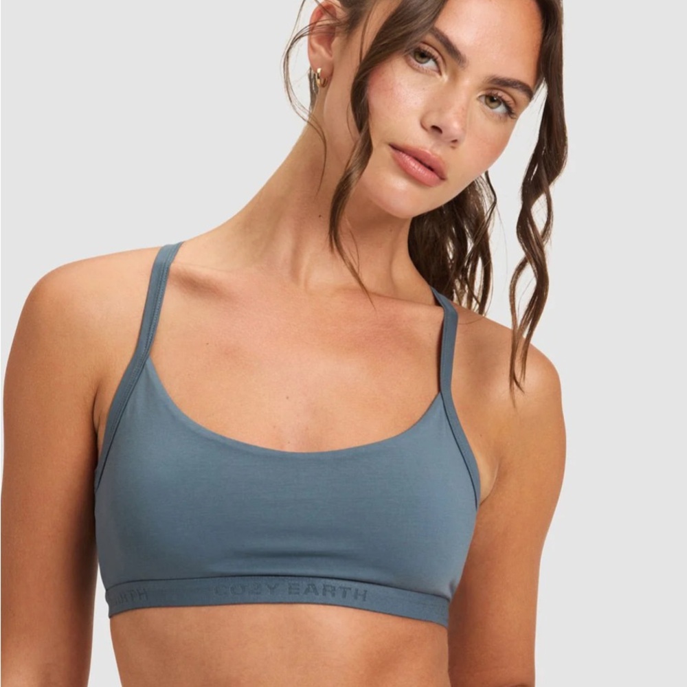 Cozy Earth Women's Slate Blue Bralette